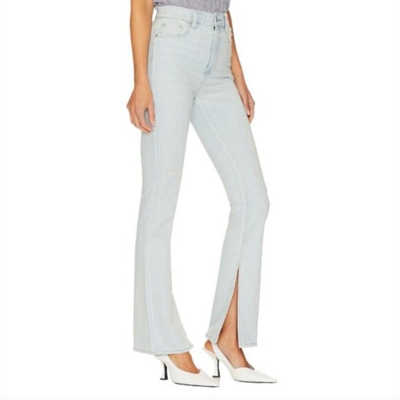 Pistola Alexa High Rise Split Flare Jeans Locals Vintage - Picture 1 of 8
